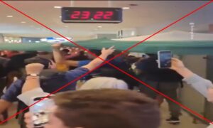 Viral video does not show Israelis received with pro-Palestinian chants in Greece amid Iran conflict